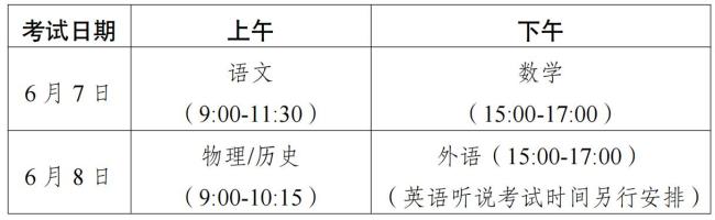 廣東高考延續(xù)3+1+2模式 科目與時間安排公布