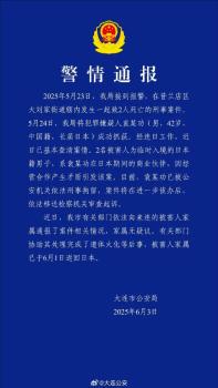 中國男子在大連殺害兩名日本人 商業(yè)矛盾引發(fā)悲劇