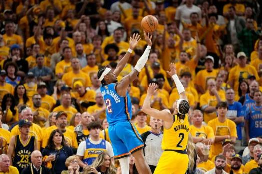 NBA總決賽G4：亞歷山大末節(jié)爆發(fā) 雷霆險勝步行者 大比分2-2扳平 雷霆反擊成功