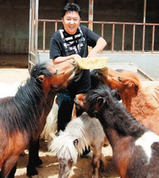 于謙的動(dòng)物園里養(yǎng)了一百多匹馬，八十多只貓,，三十多只狗,！