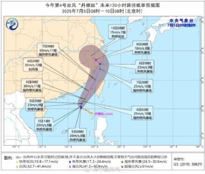 臺風“丹娜絲”90度拐彎 路徑突變解析