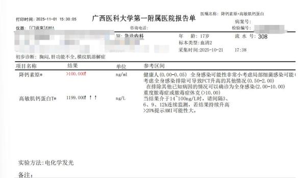 17岁学生感冒后长跑险丧命 警惕运动性横纹肌溶解