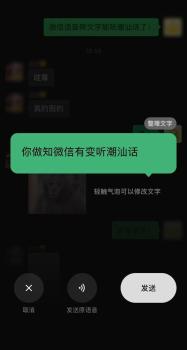 微信翻译功能已解锁潮汕话 方言沟通更便捷