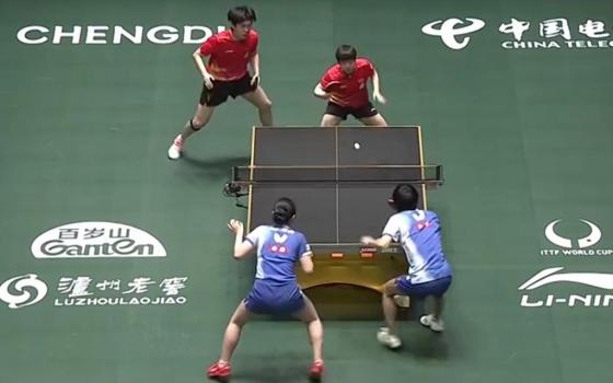 混团决赛国乒vs日本 国乒豪取8连胜