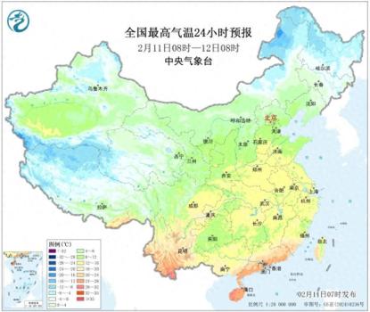 新一股较强冷空气除夕前来袭，大回暖再被切断，大范围降水准备，15日达到鼎盛！