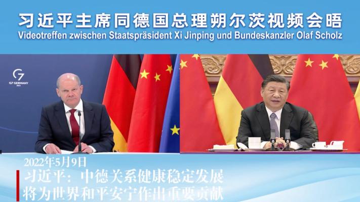 Хятад, Германы удирдагчид цахимаар уулзжээ